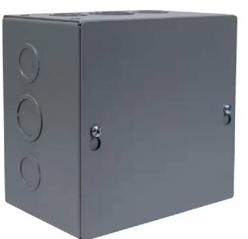 6“x 6”x4” NEMA 1 Carbon Steel Indoor Screw Cover, Wall Mount Box